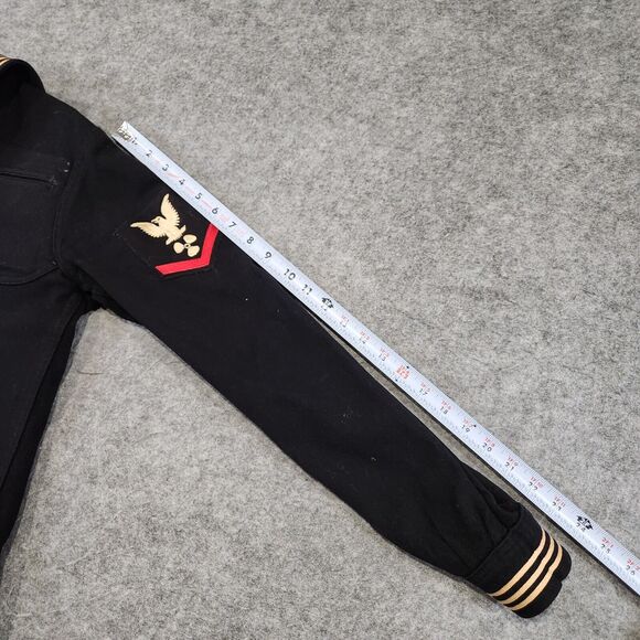 VTG US Navy Crackerjack Wool Uniform Top/Shirt Mens 34 Naval Clothing Factory - Picture 6 of 16